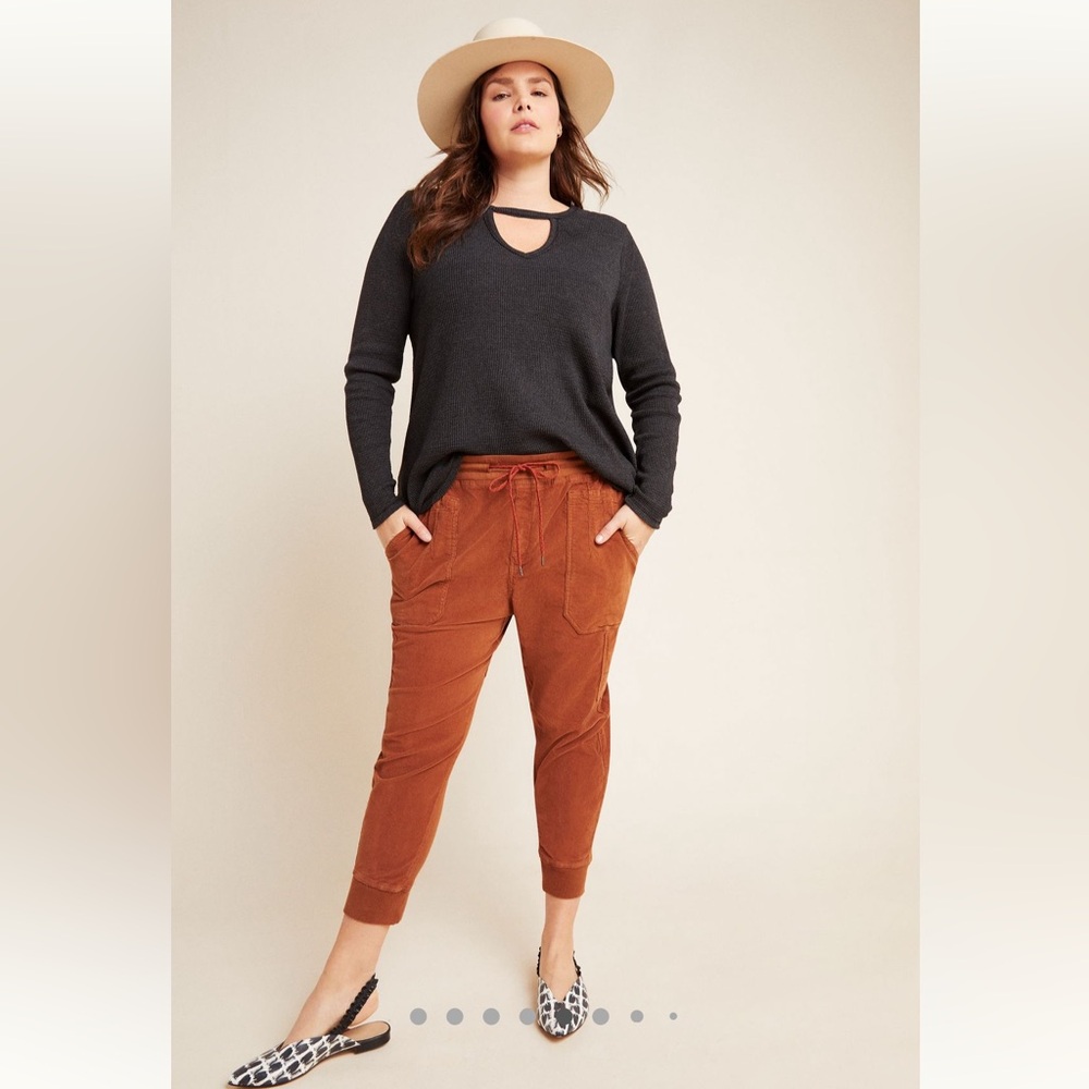 Anthropologie t.la Nadia Cut Out Waffle Tunic